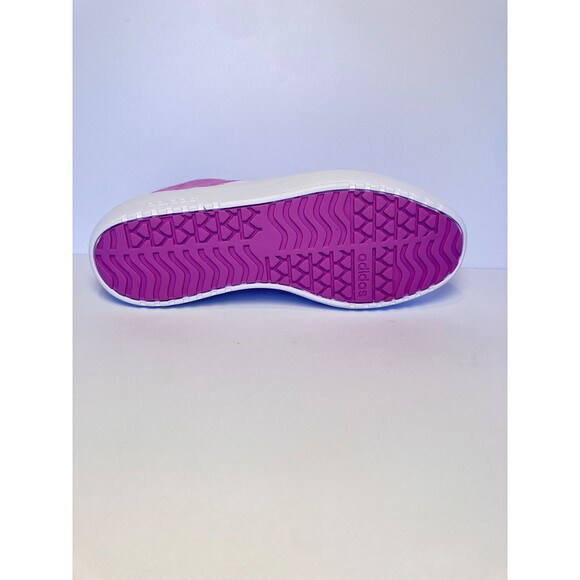 Adidas VL Court Women's Size 10 Athletic Shoes Lilac w/ White Casual Sneakers - Picture 3 of 6